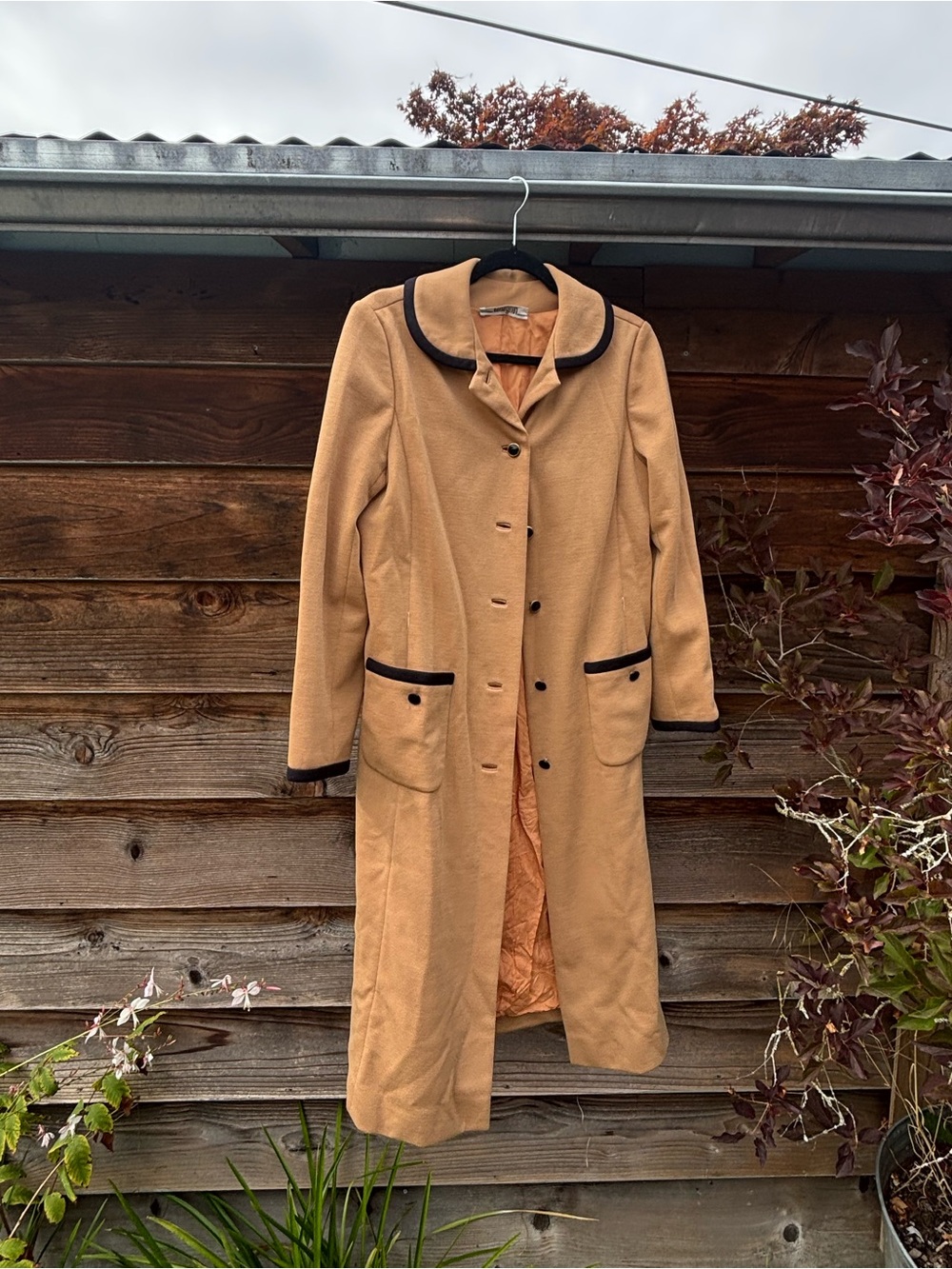 Vintage I.Magnin Tan Doubleknit Coat